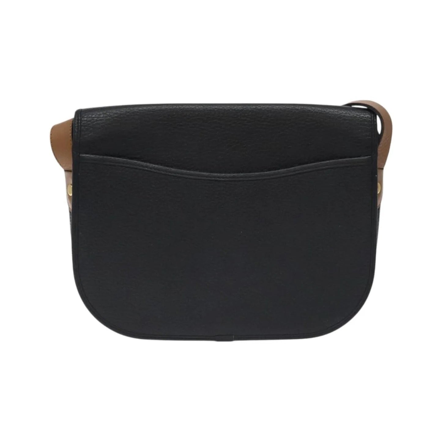 Christian Dior Vintage CD Flap Leather, Black, Leather, Shoulder Bag