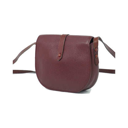 Christian Dior Vintage CD Flap Leather, Burgundy, Leather, Shoulder Bag
