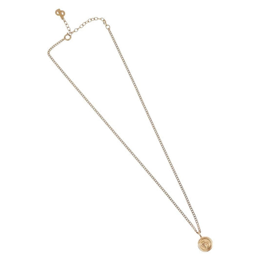 Christian Dior Vintage CD Round Pendant Necklace - Brandsamsara