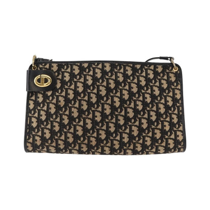Christian Dior Vintage CD trotter Canvas, Black, Canvas, Shoulder Bag