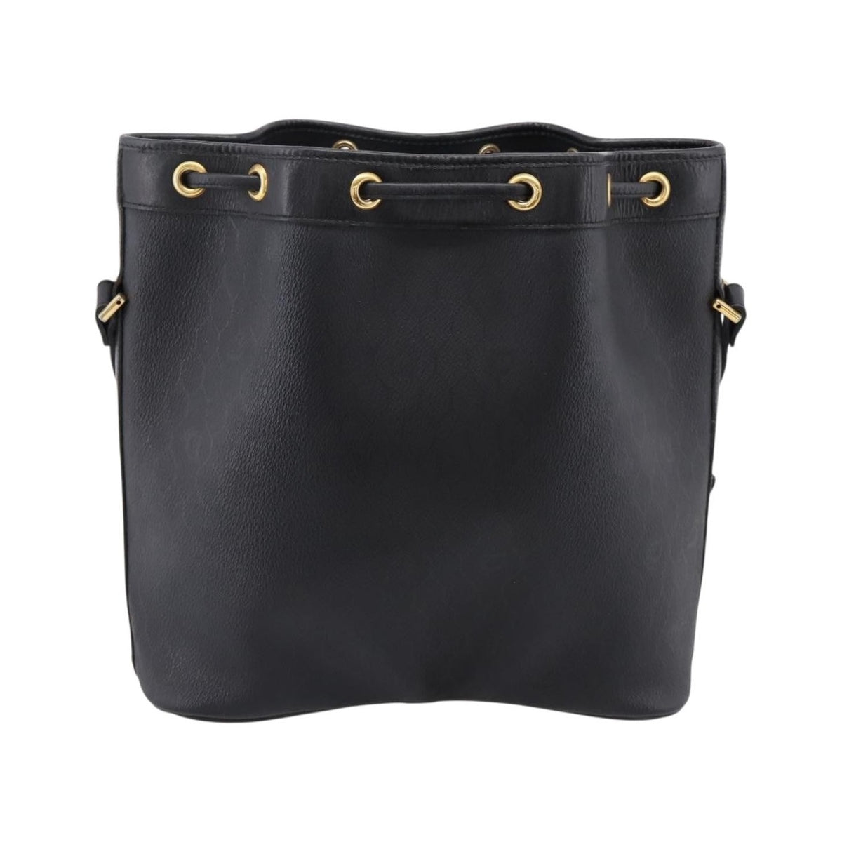 Christian Dior Vintage Honeycomb Canvas, Black, Canvas, Shoulder Bag