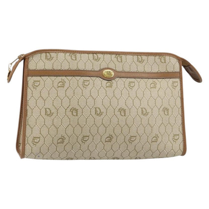 Christian Dior Vintage Honeycomb Zip Pouch - Brandsamsara