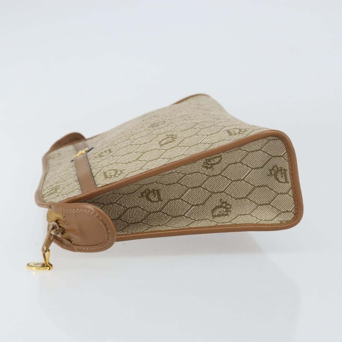 Christian Dior Vintage Honeycomb Zip Pouch - Brandsamsara