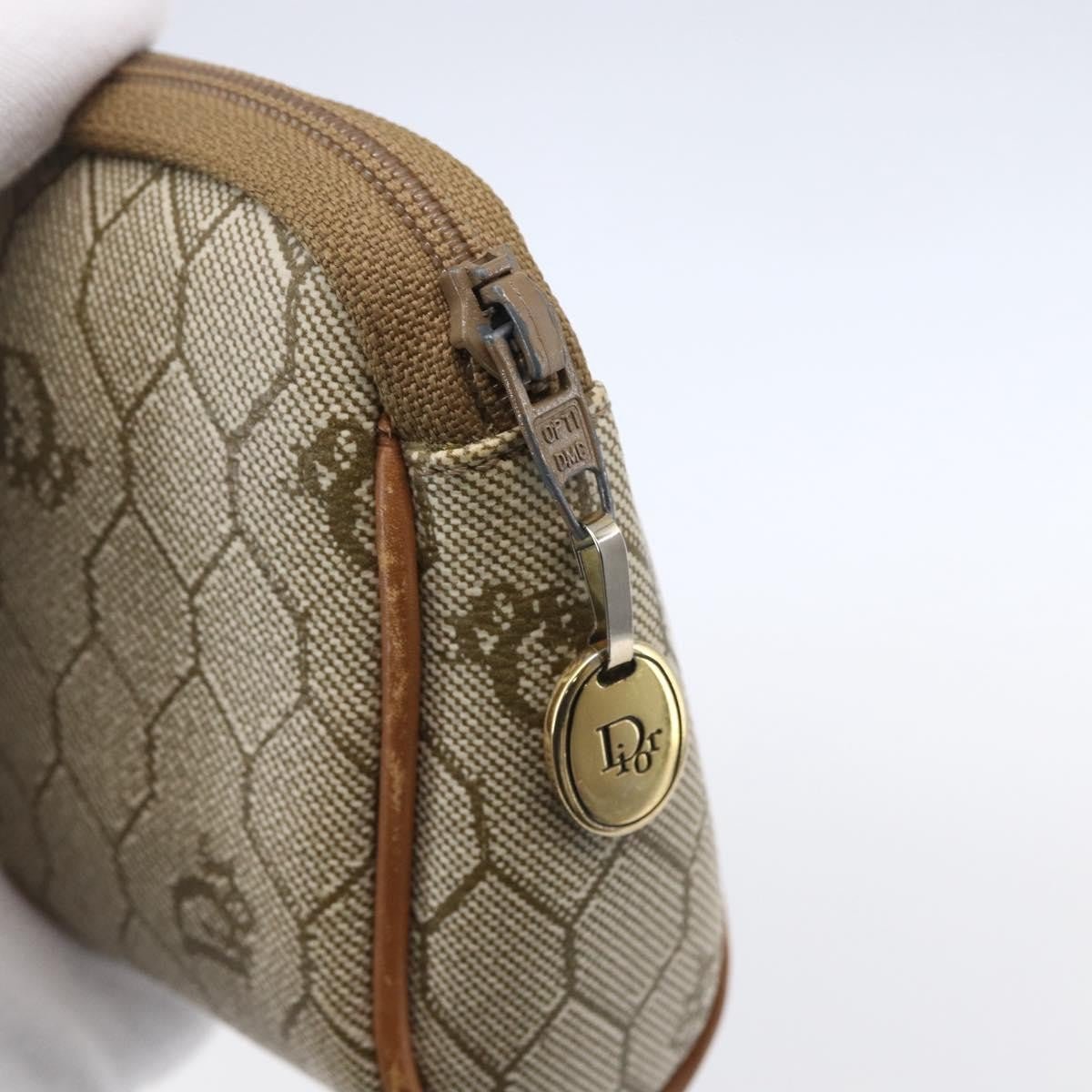Christian Dior Vintage Honeycomb Zip Pouch - Brandsamsara