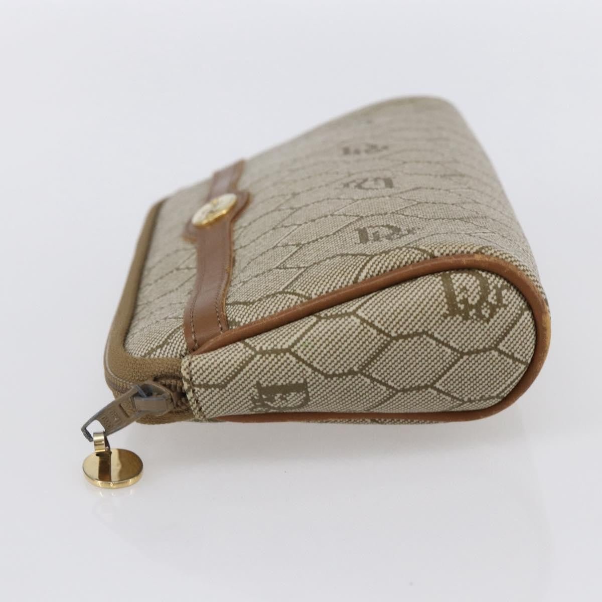 Christian Dior Vintage Honeycomb Zip Pouch - Brandsamsara
