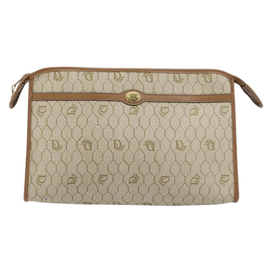 Christian Dior Vintage Honeycomb Zip Pouch - Brandsamsara