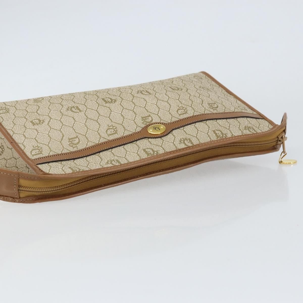 Christian Dior Vintage Honeycomb Zip Pouch - Brandsamsara