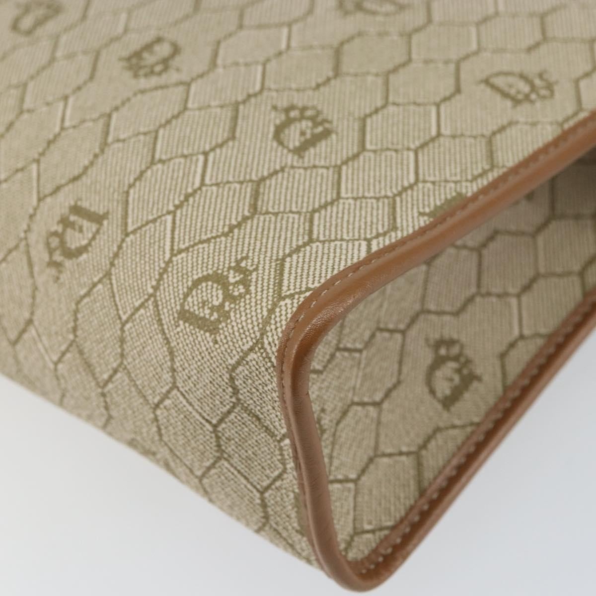 Christian Dior Vintage Honeycomb Zip Pouch - Brandsamsara