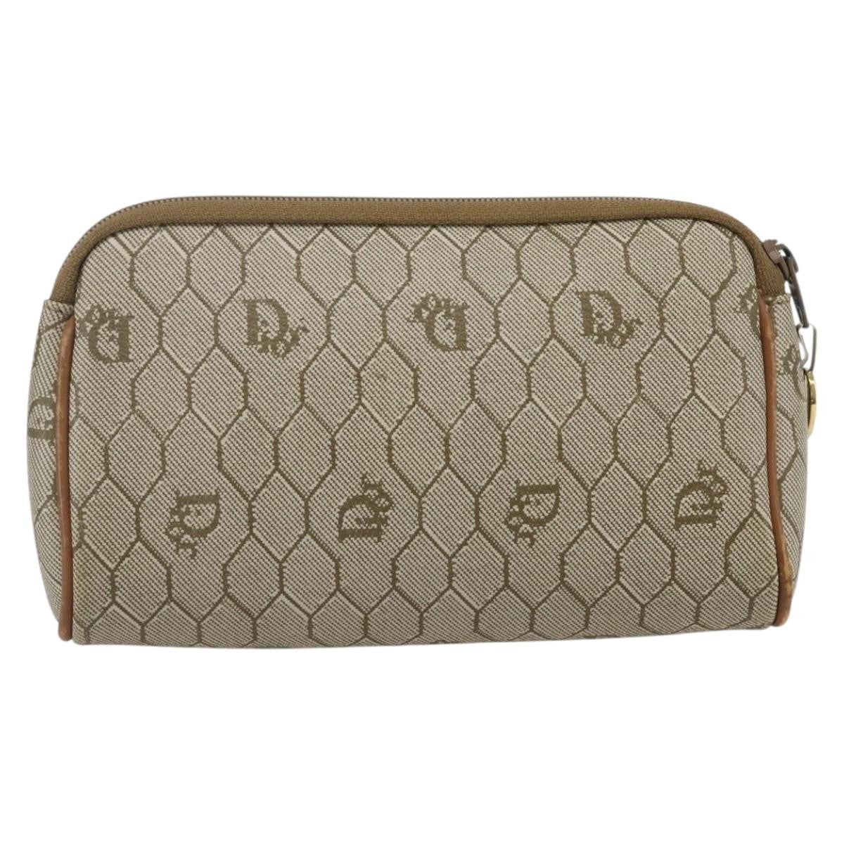 Christian Dior Vintage Honeycomb Zip Pouch - Brandsamsara