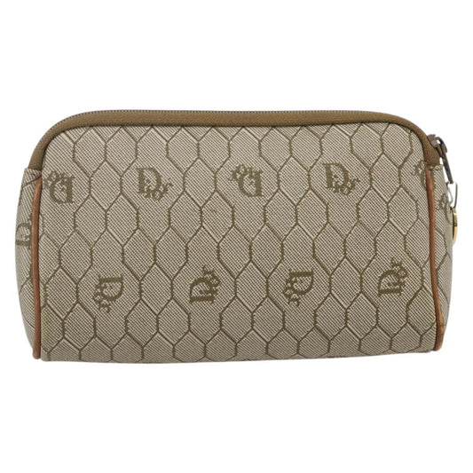 Christian Dior Vintage Honeycomb Zip Pouch - Brandsamsara