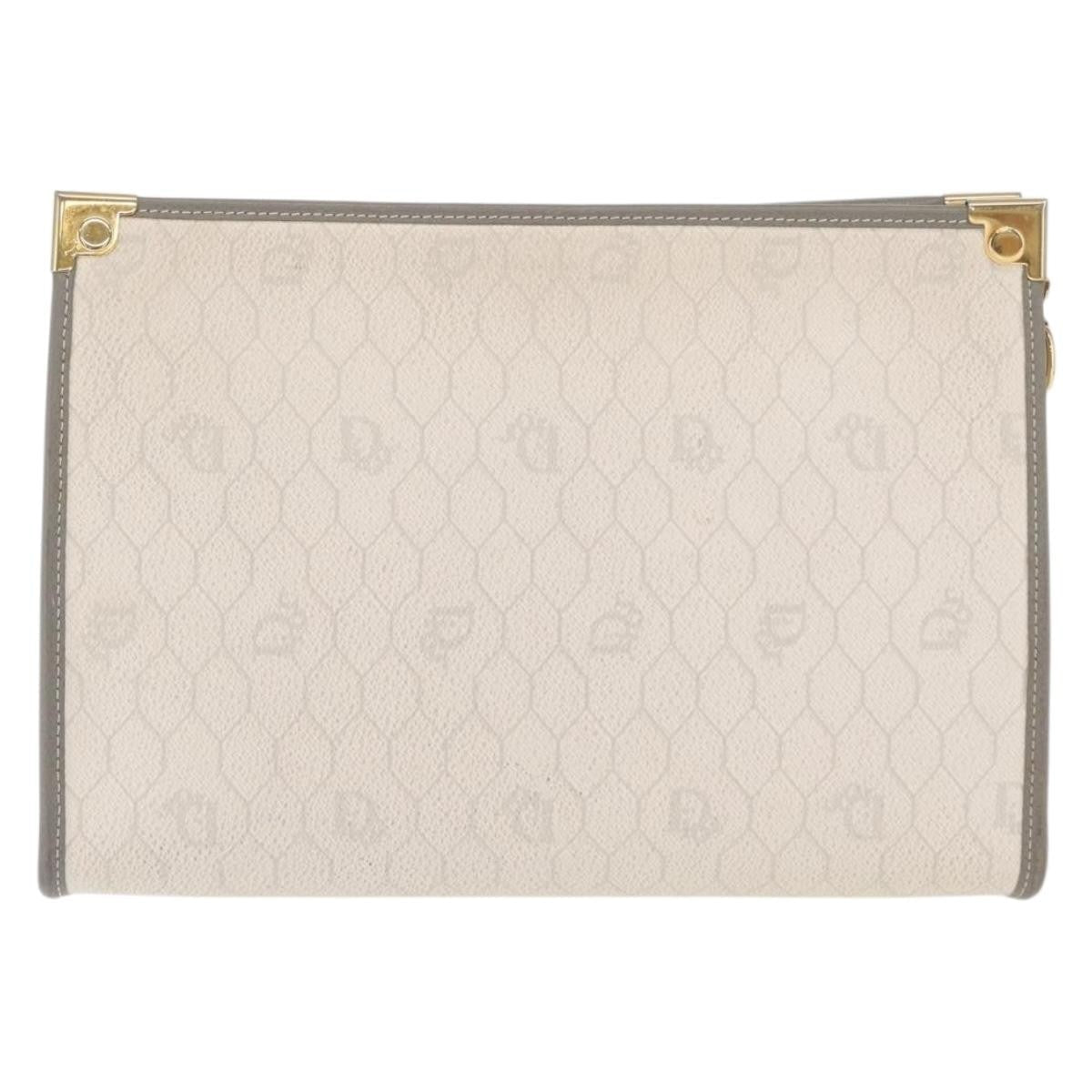 Christian Dior Vintage Honeycomb Zip Pouch - Brandsamsara