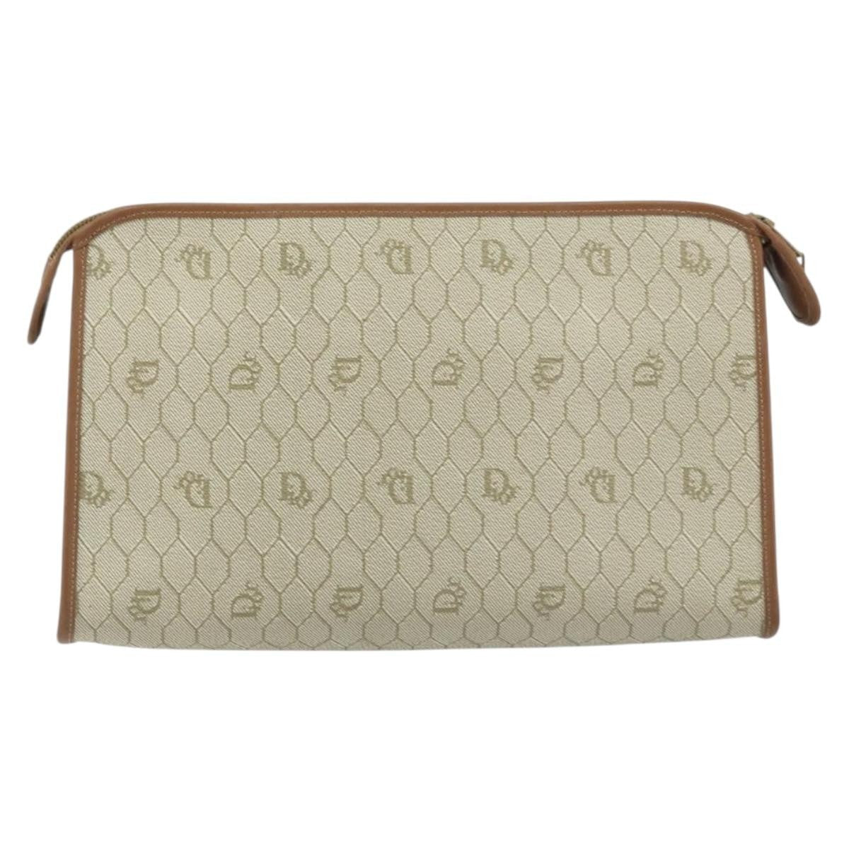 Christian Dior Vintage Honeycomb Zip Pouch - Brandsamsara