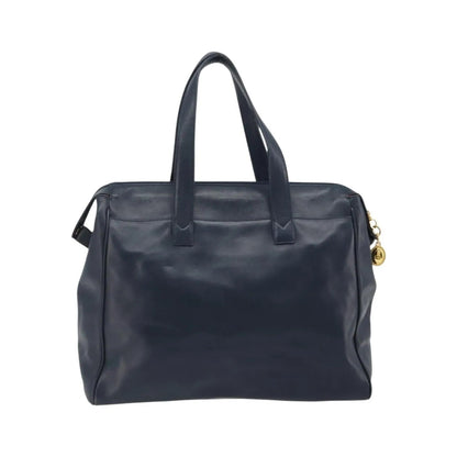 Christian Dior Vintage Leather, Navy, Leather, Handbag