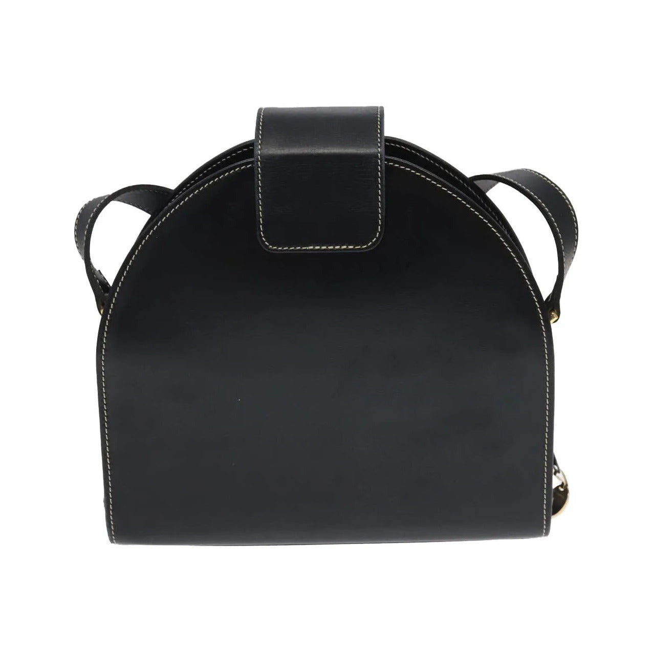 Christian Dior Vintage Leather, Black, Leather, Shoulder Bag