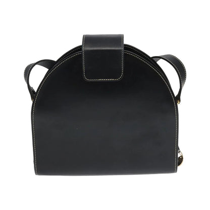 Christian Dior Vintage Leather, Black, Leather, Shoulder Bag