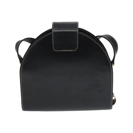 Christian Dior Vintage Leather, Black, Leather, Shoulder Bag