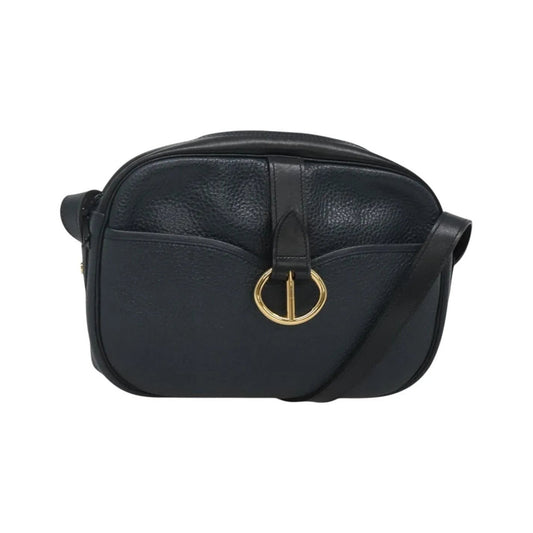 Christian Dior Vintage Leather, Navy, Leather, Shoulder Bag