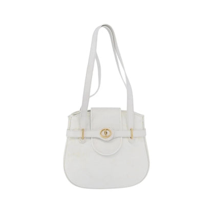 Christian Dior Vintage Leather, White_gold, Leather, Shoulder Bag