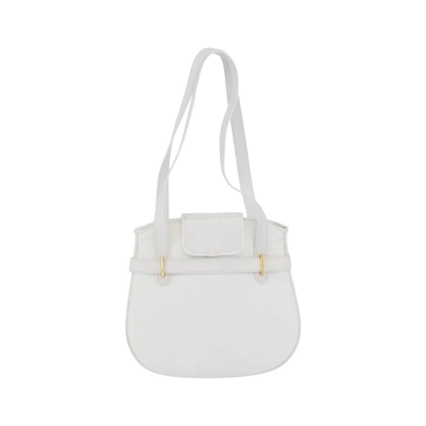 Christian Dior Vintage Leather, White_gold, Leather, Shoulder Bag