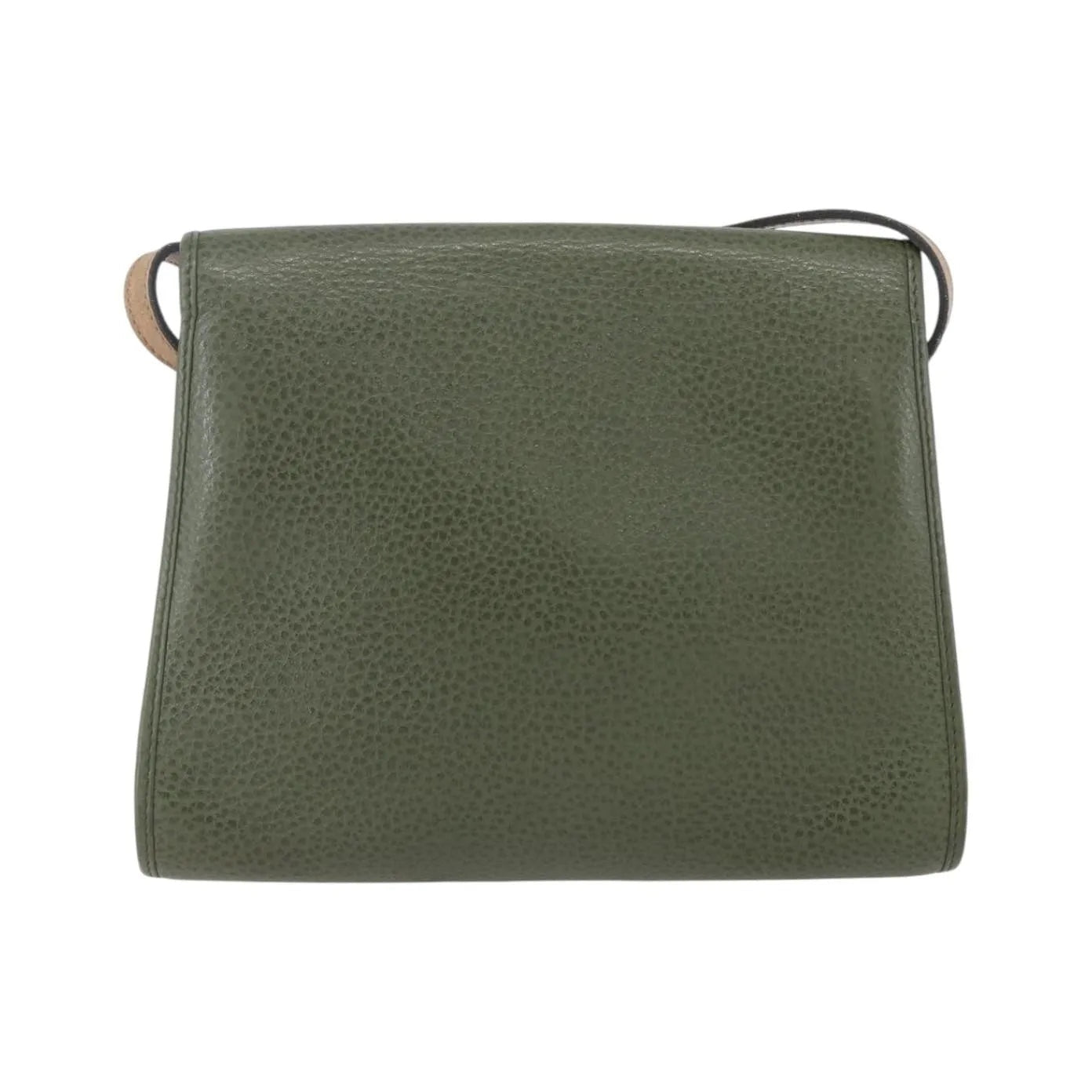 Christian Dior Vintage Leather, Khaki, Leather, Shoulder Bag