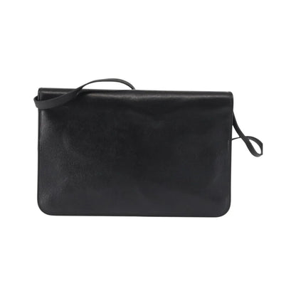 Christian Dior Vintage Leather, Black, Leather, Shoulder Bag
