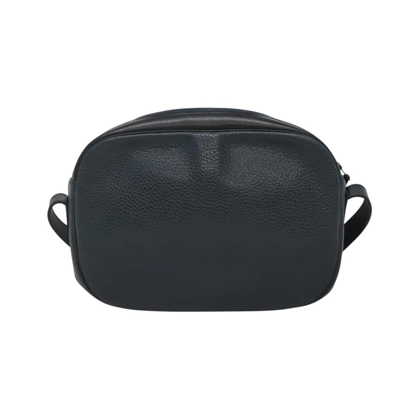 Christian Dior Vintage Leather, Navy, Leather, Shoulder Bag