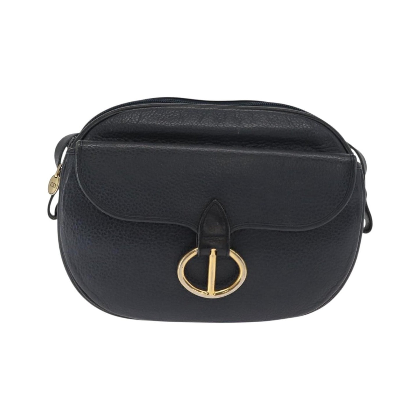 Christian Dior Vintage Leather, Navy, Leather, Shoulder Bag