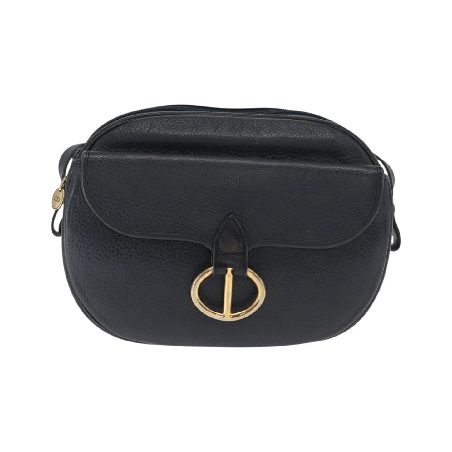 Christian Dior Vintage Leather, Navy, Leather, Shoulder Bag