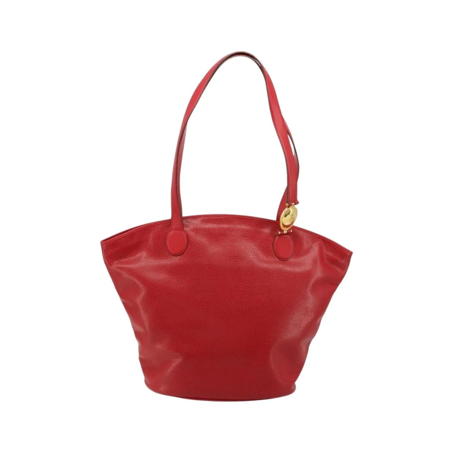 Christian Dior Vintage Tote Leather, Red, Leather, Tote Bag