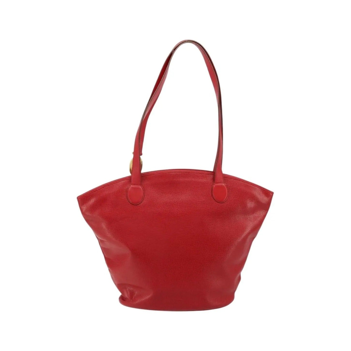 Christian Dior Vintage Tote Leather, Red, Leather, Tote Bag