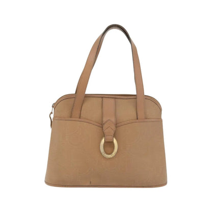 Christian Dior Vintage Trotter Canvas, Beige, Canvas, Handbag