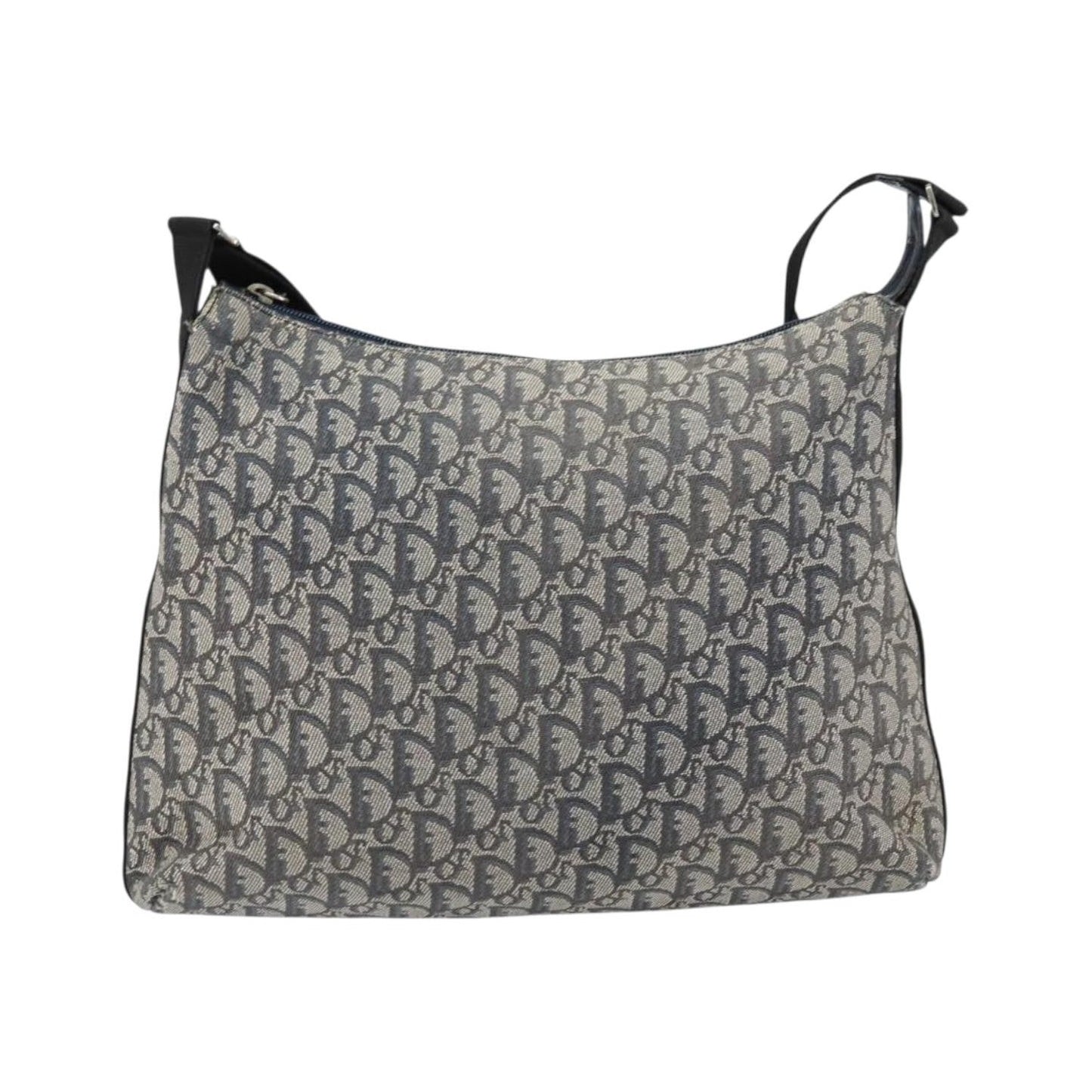 Christian Dior Vintage Trotter Canvas, Navy, Canvas, Shoulder Bag