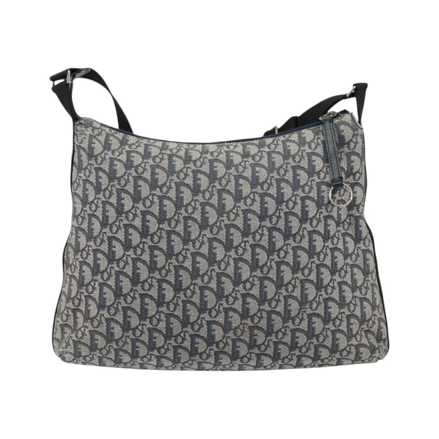 Christian Dior Vintage Trotter Canvas, Navy, Canvas, Shoulder Bag