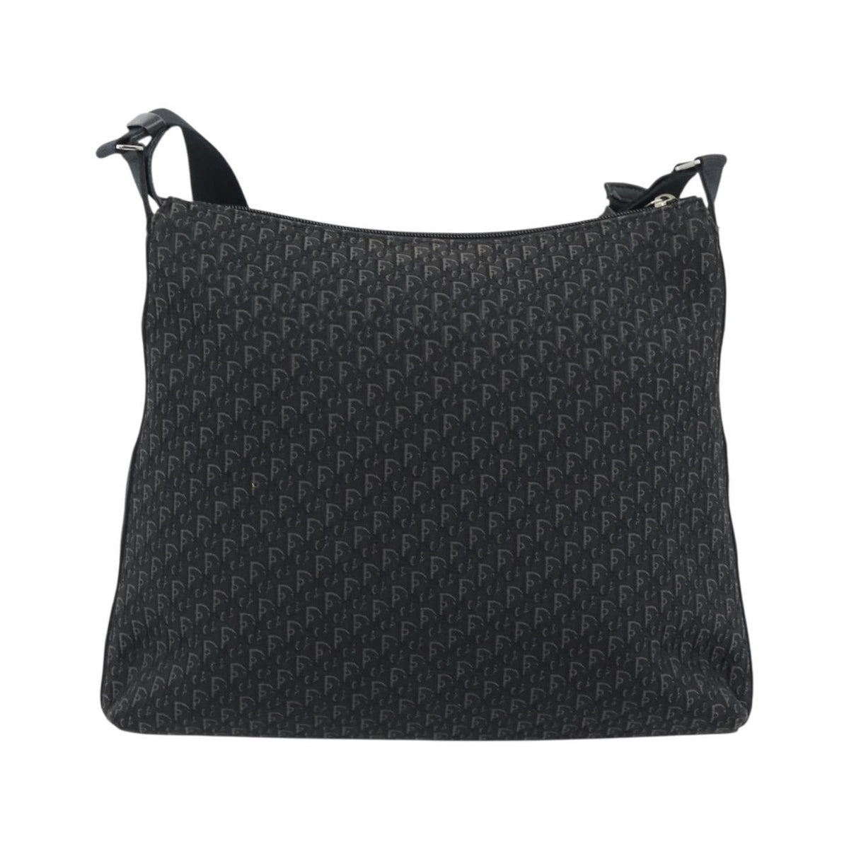 Christian Dior Vintage Trotter Canvas, Black, Canvas, Crossbody Bag