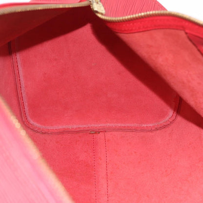 Louis Vuitton Keepall Epi Leather, Red, Leather, Travel Bag