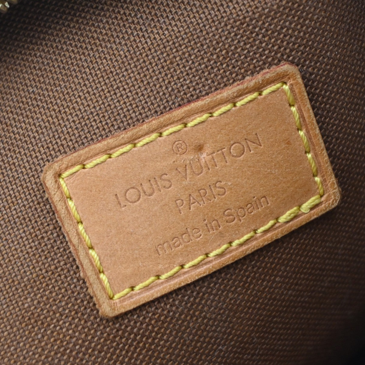 Louis Vuitton Pochette Gange Monogram Canvas, Brown, Canvas, Clutch