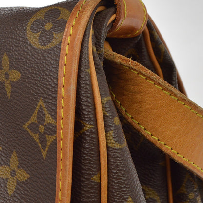 Louis Vuitton Saumur Monogram, Brown, Canvas, Shoulder Bag