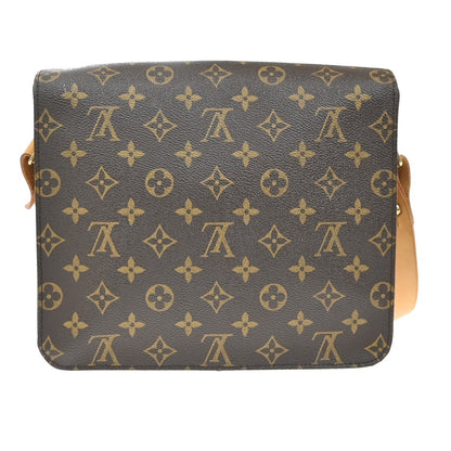 Louis Vuitton Cartouchiere Monogram Canvas, Brown, Canvas, Handbag
