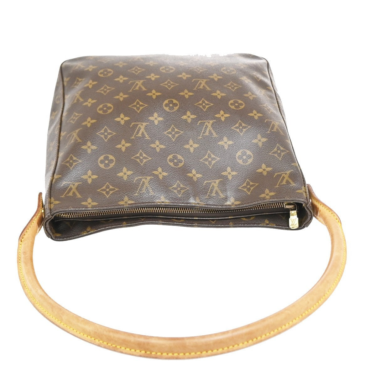 Louis Vuitton Looping Monogram Canvas, Brown, Canvas, Handbag