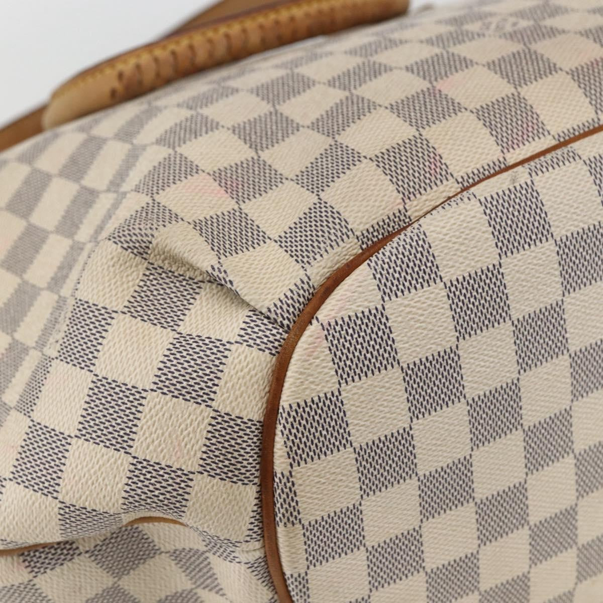 Louis Vuitton Riviera Damier, Beige, Canvas, Handbag