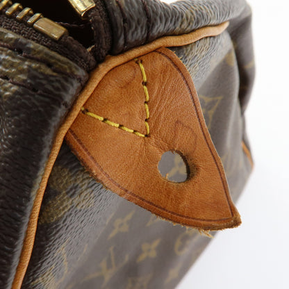 Louis Vuitton Speedy Monogram Canvas, Brown, Canvas, Handbag