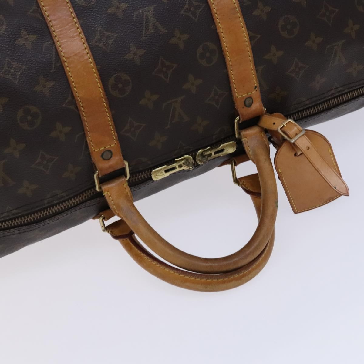 Louis Vuitton Keepall Monogram Canvas, Brown, Canvas, Travel Bag