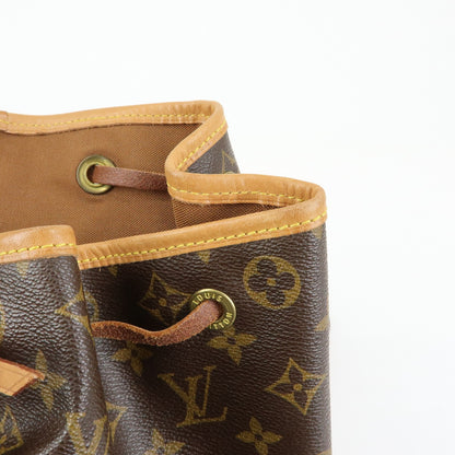 Louis Vuitton Vintage Montsouris Monogram Canvas, Brown, Canvas, Backpack