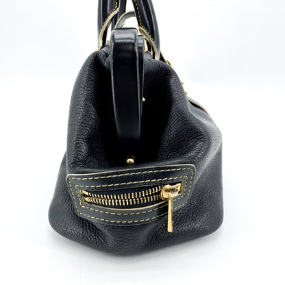 Louis Vuitton Suhali L'Ingenieux Leather, Black, Leather, Handbag