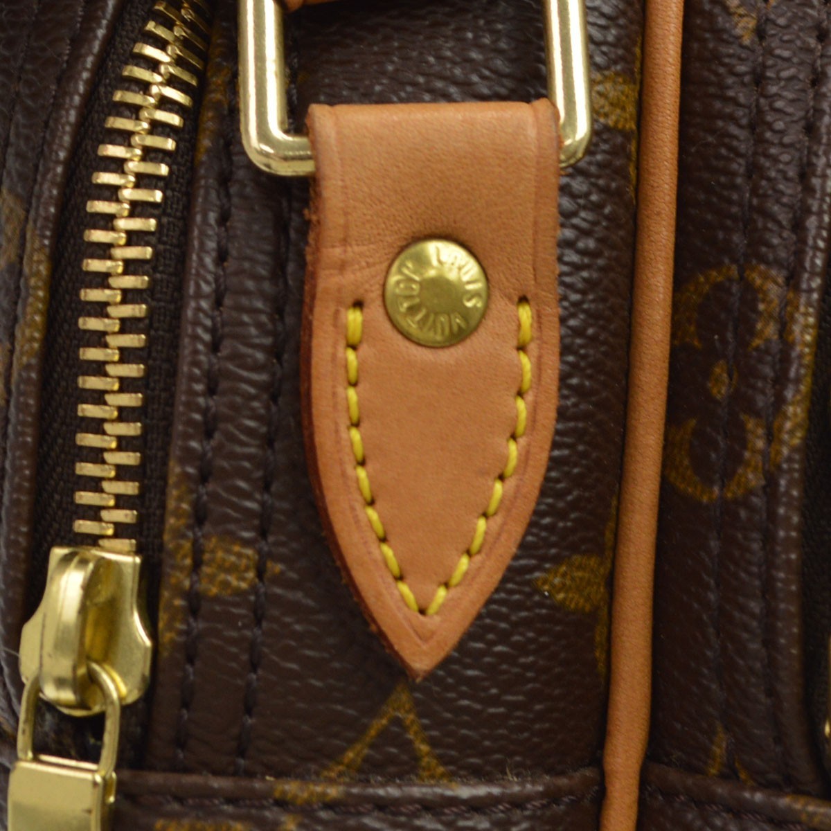 Louis Vuitton Reporter Monogram Canvas, Brown, Canvas, Shoulder Bag