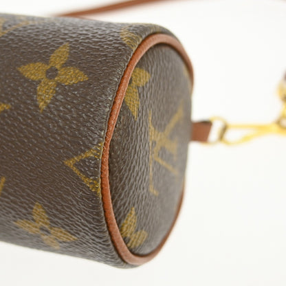 Louis Vuitton Papillon Pochette Monogram Canvas, Brown, Canvas, Clutch