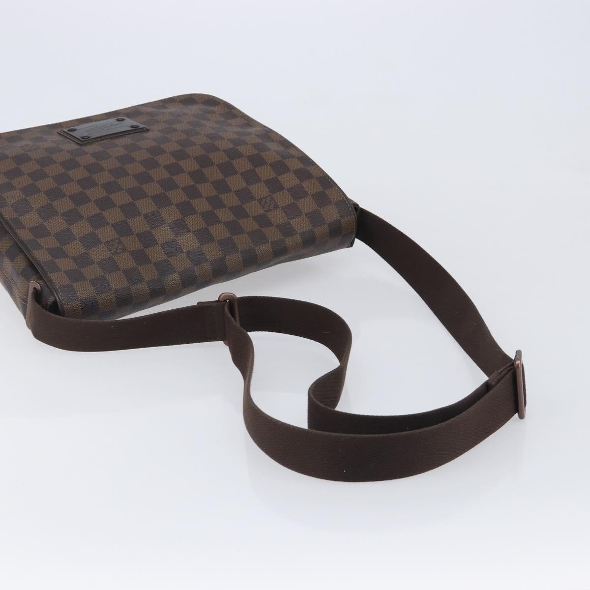 Louis Vuitton Brooklyn Damier, Brown, Canvas, Shoulder Bag