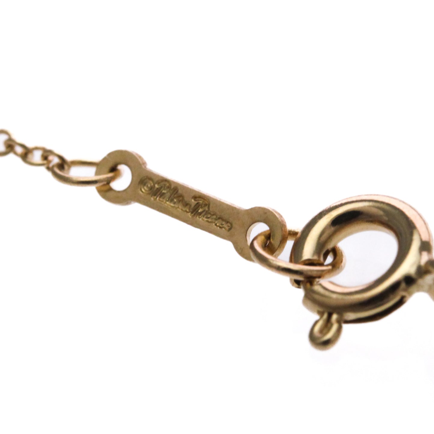 Tiffany & Co. Paloma Picasso Olive Leaf Pendant 18K Rose Gold with Diamond, Gold, Pink Gold, Necklace