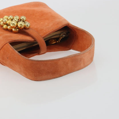 Salvatore Ferragamo Vintage Top handle Suede, Orange, Suede, Handbag