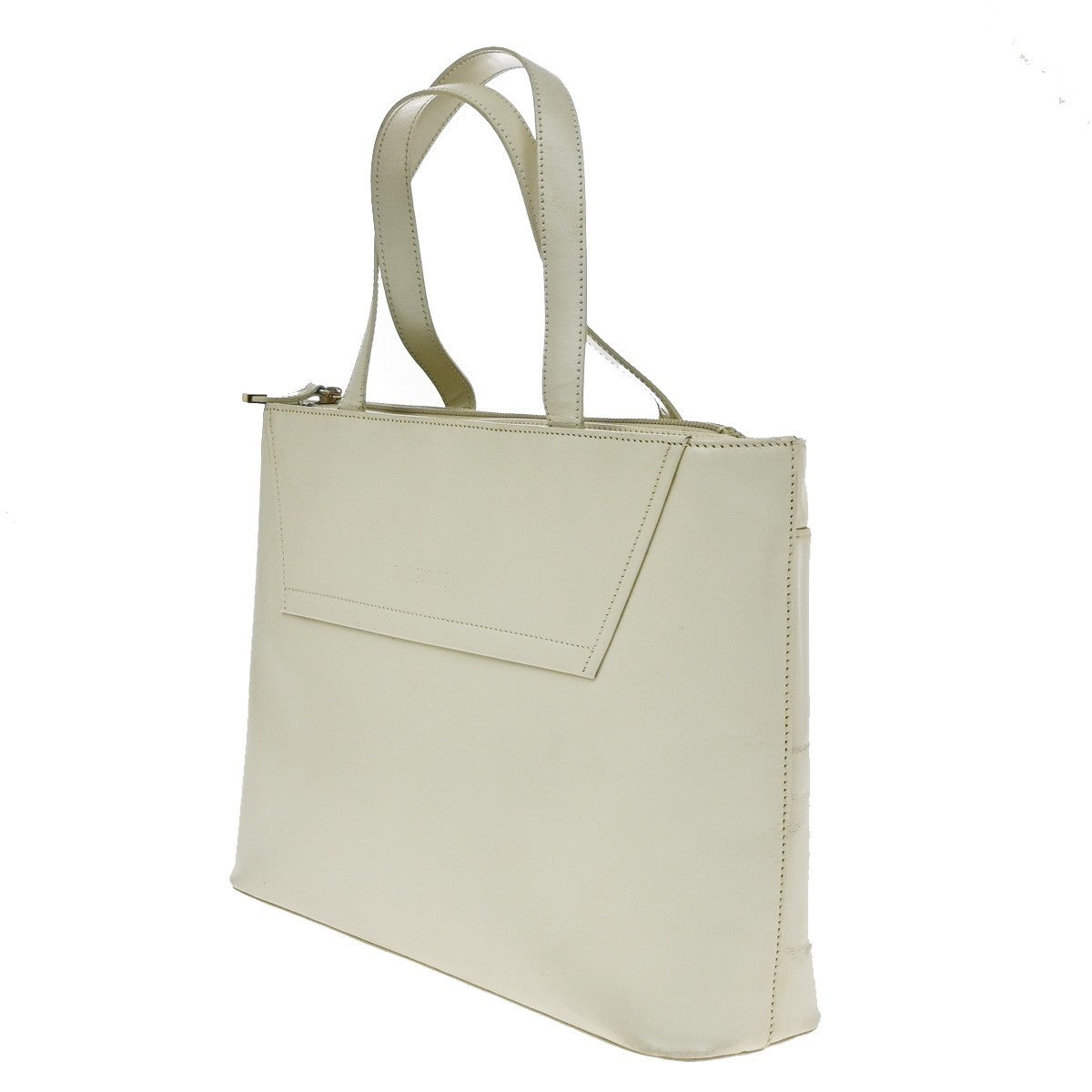 Loewe Tote Leather, White, Leather, Tote Bag